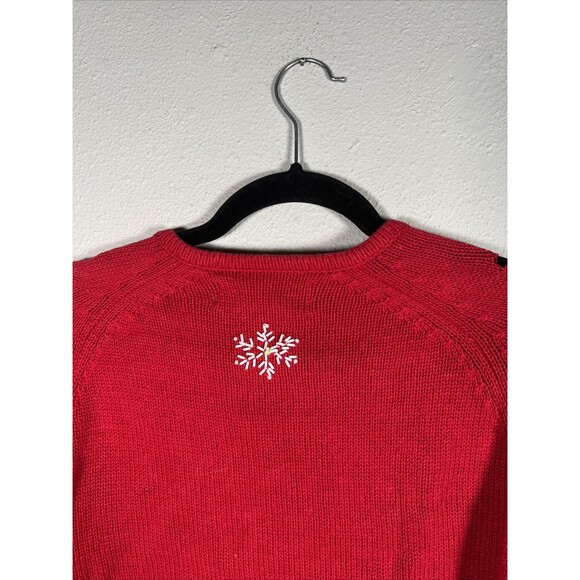 Christmas snowman "ugly" sweater cardigan #45 - Picture 8 of 8